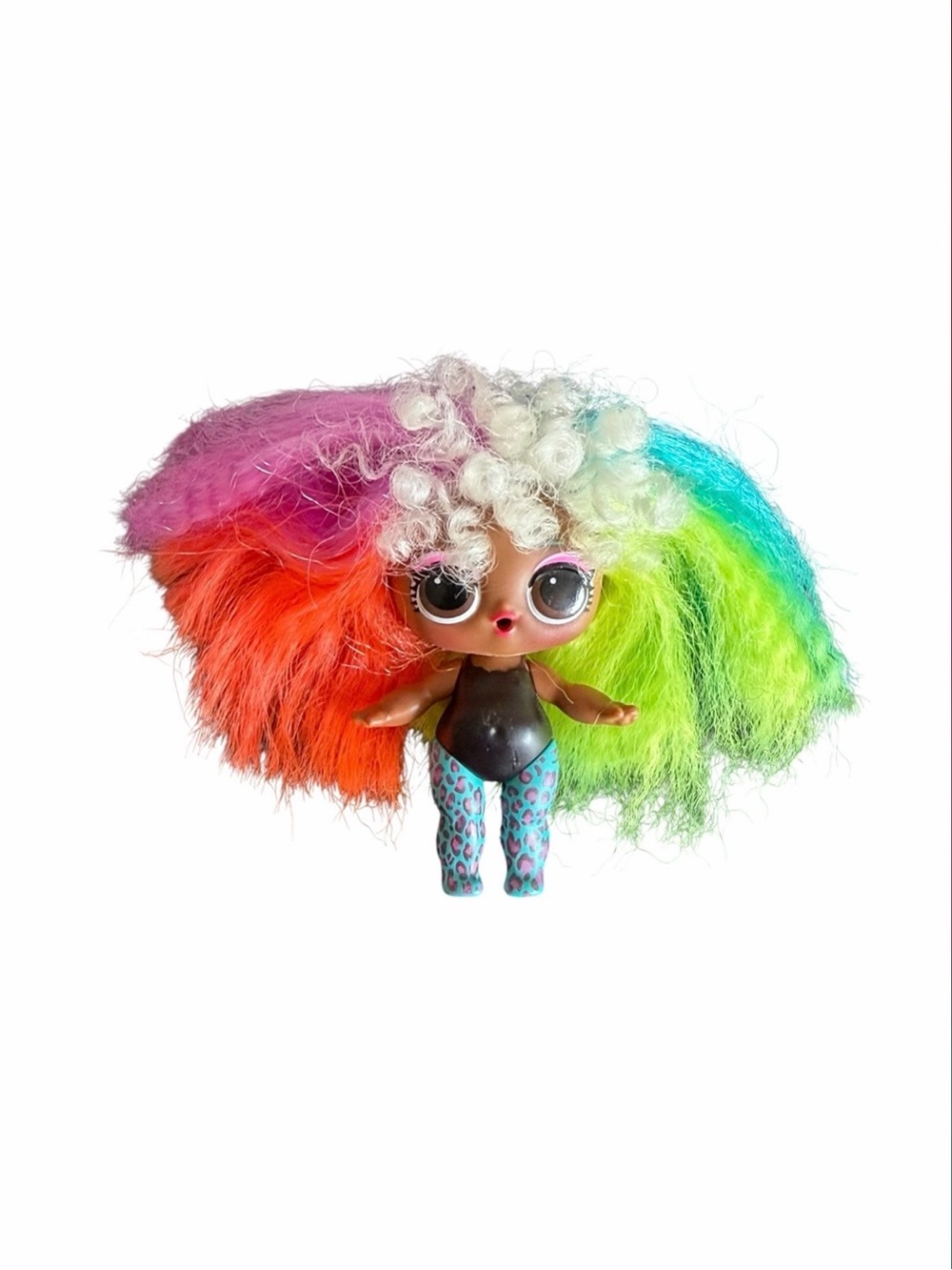 Lol Surprise Hairgoals Makeover Series Valley BB Fashion Doll Curly Rainbow Hair